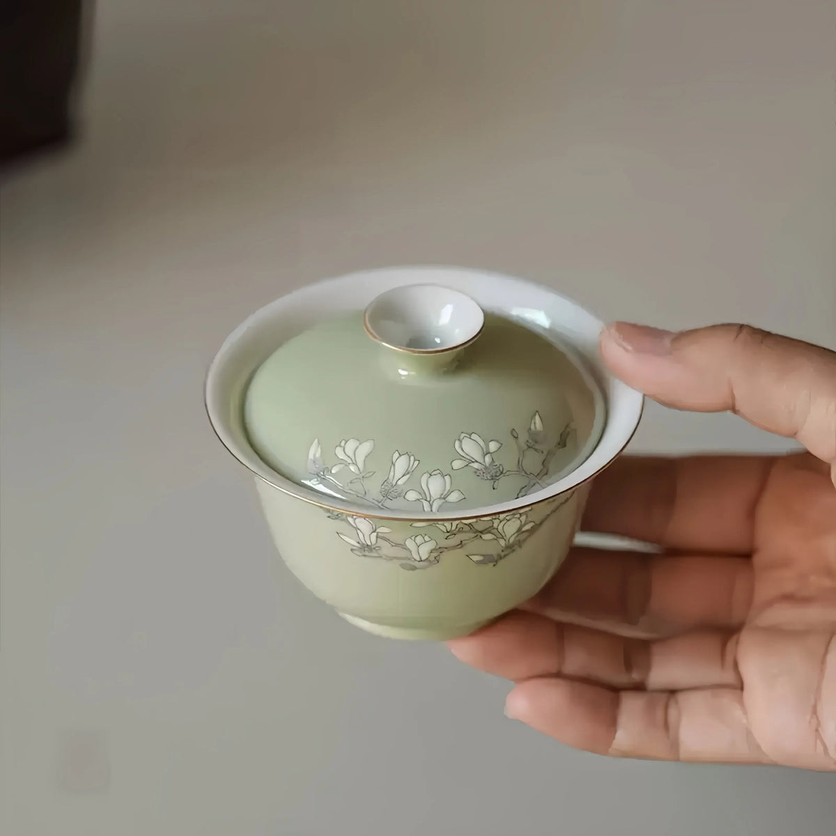 Zhe Zhi Yu Lan 110cc - Jingdezhen Porcelain Gaiwan zycschina