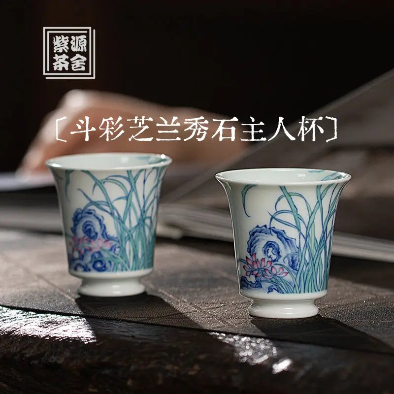 Zhi Lan Xiu Shi - Jing De Zhen Porcelain Teacup zycschina