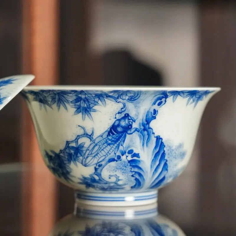 Zhi Liao 120cc - Jing De Zhen Porcelain Gaiwan zycschina