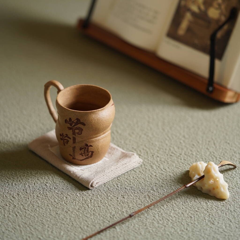 Zhu Bao Ping An 130cc - Yixing Handmade Teacup 江苏宜兴