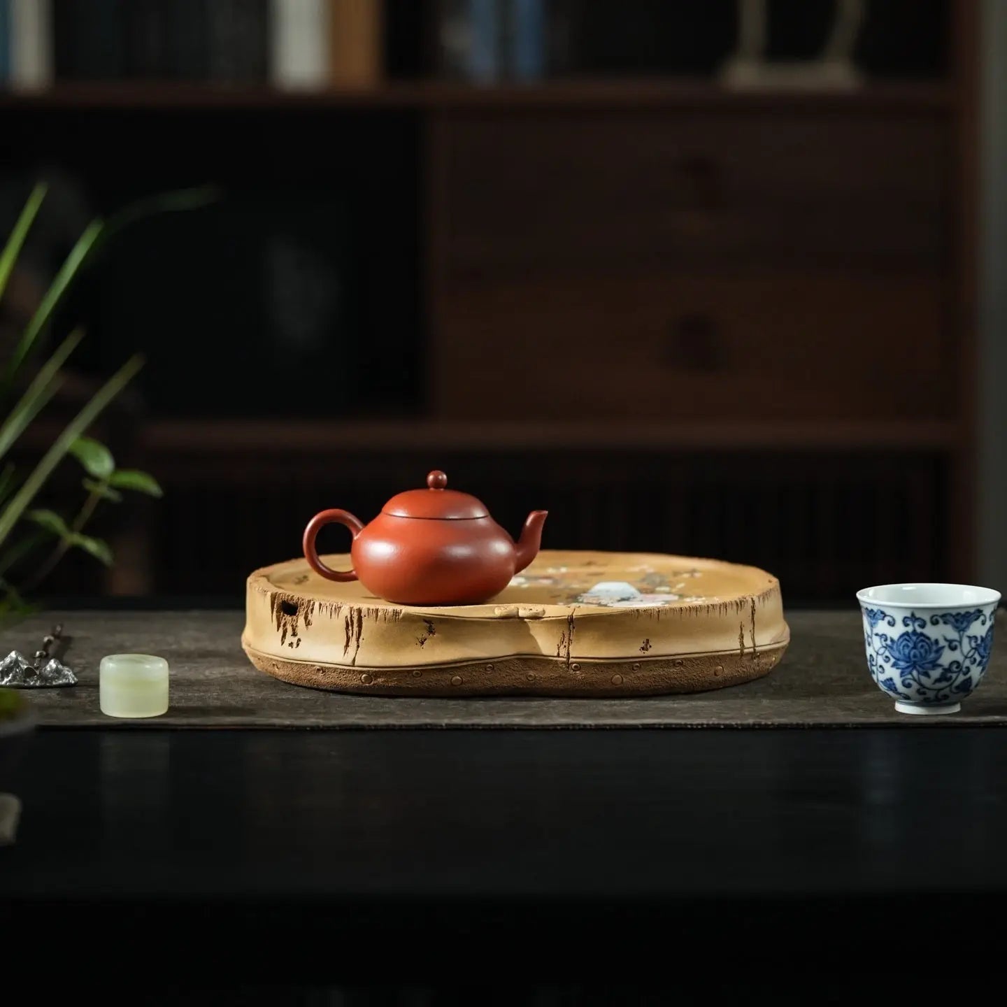 Zhu Bao Ping An - Dry Bubble Tray 江苏宜兴