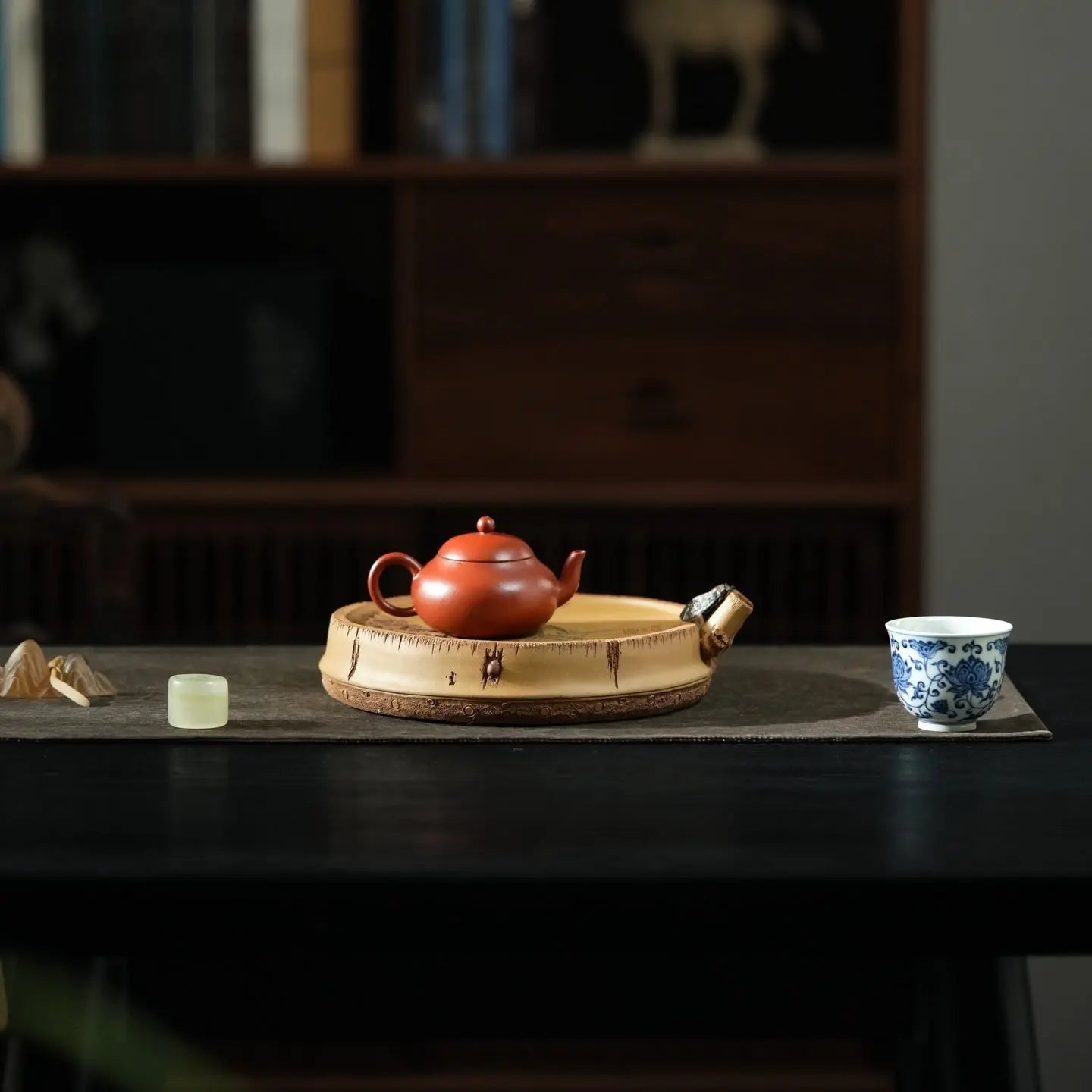 Zhu Bao Ping An - Dry Bubble Tray 江苏宜兴