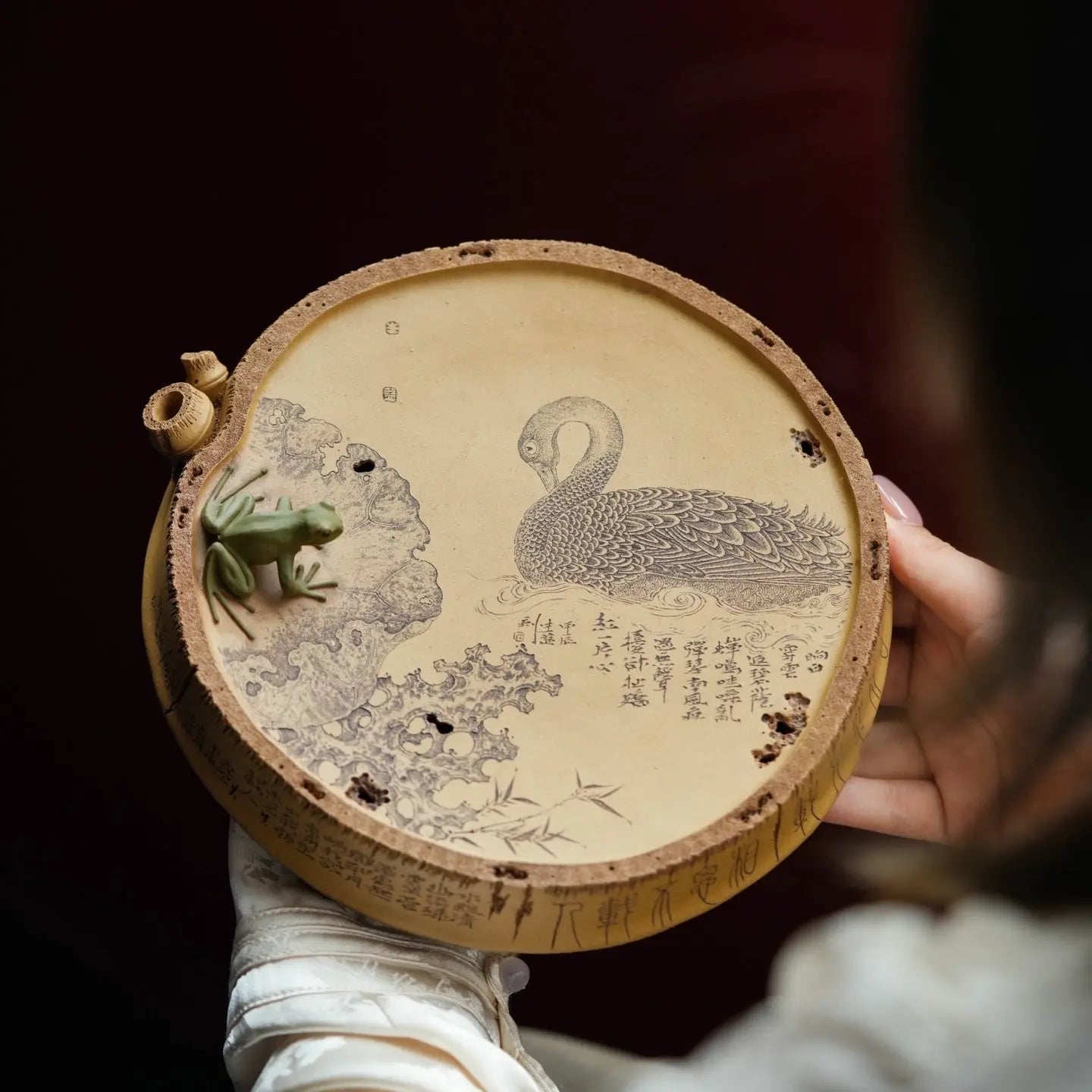 Zhu Bao Ping An - Dry Bubble Tray 江苏宜兴