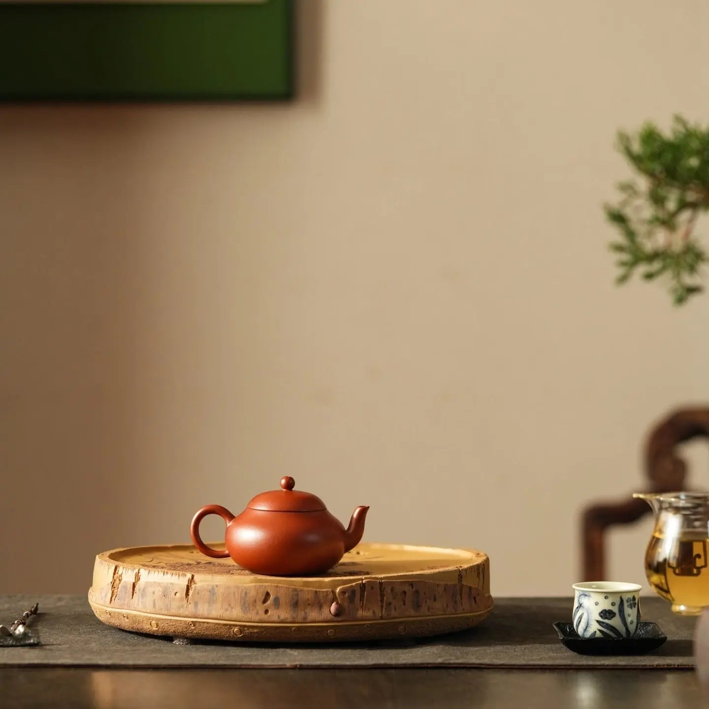 Zhu Bao Ping An - Dry Bubble Tray 江苏宜兴