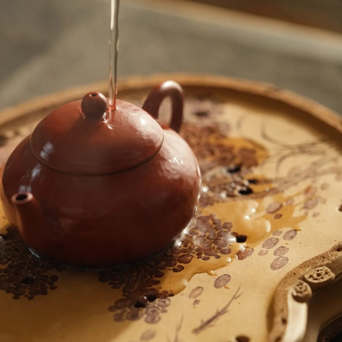 Zhu Bao Ping An - Dry Bubble Tray 江苏宜兴