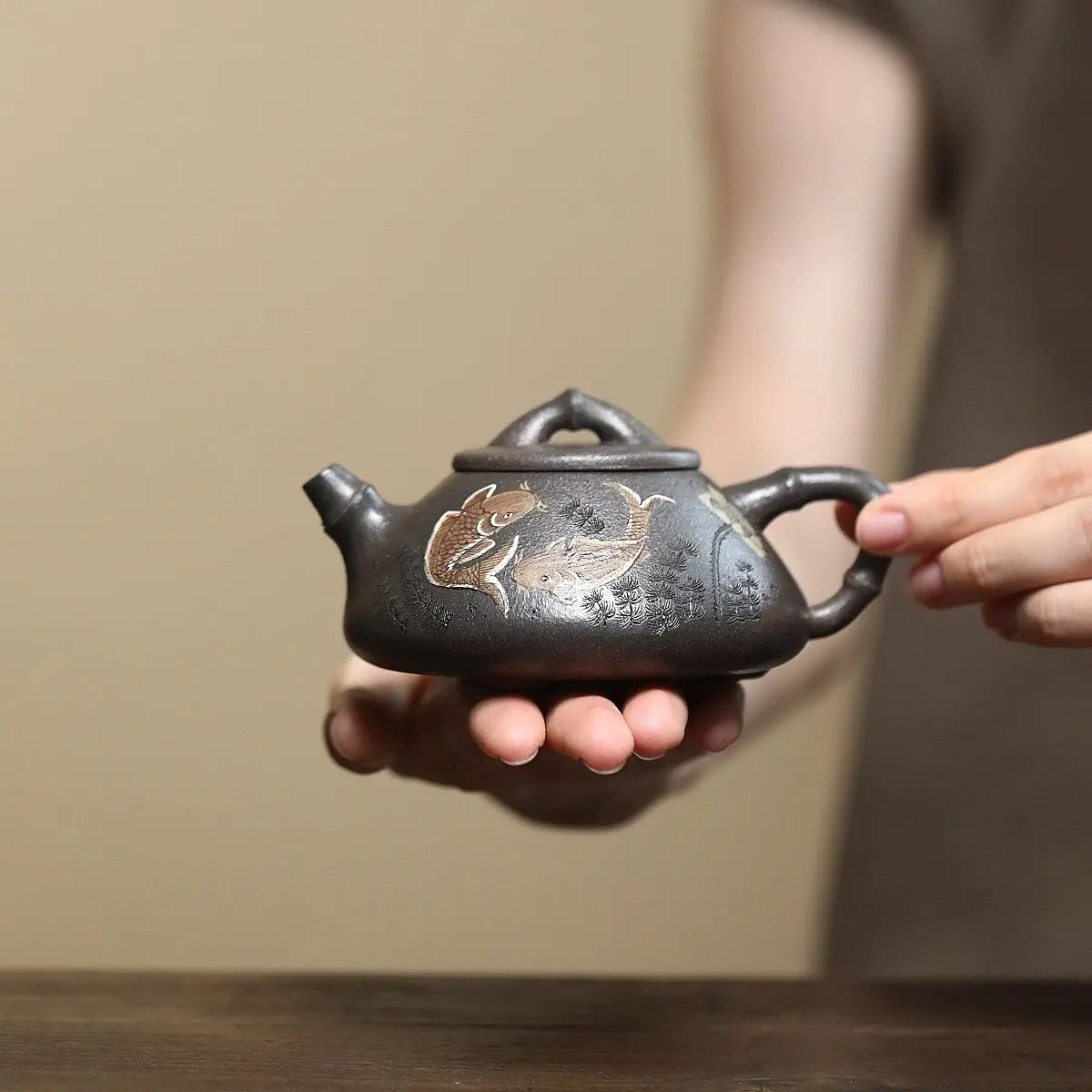 Zhu Jie Shi Piao 200cc - Yixing Handmade Teapot 江苏宜兴