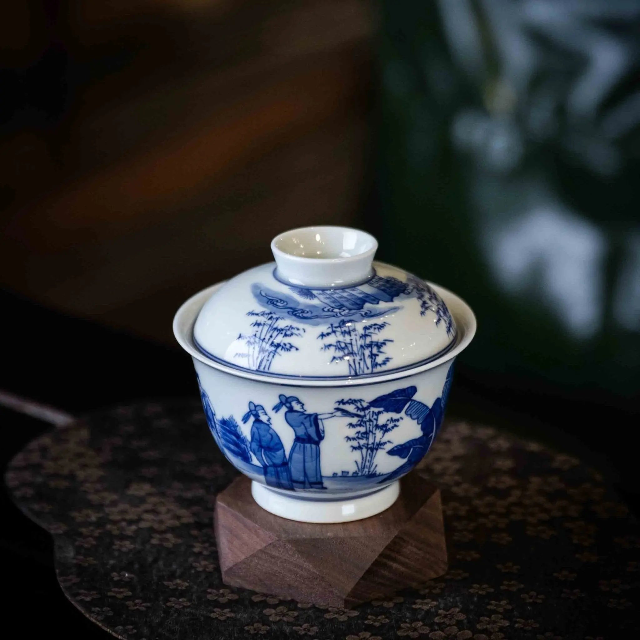 Zhu Lin Qi Xian 160cc - Jing De Zhen Porcelain Gaiwan zycs_China