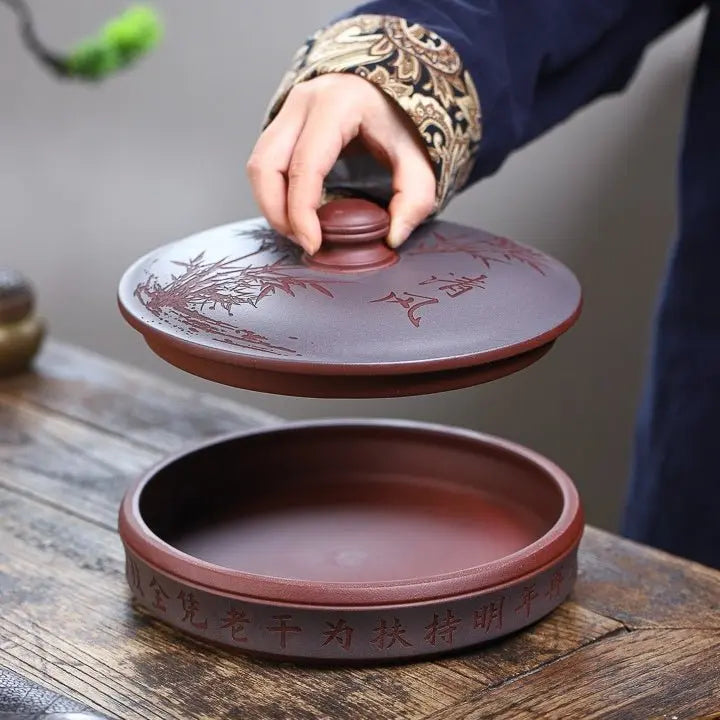 Zhu Ying Qing Feng - Yixing Handmade Zisha Teacan zycs_China