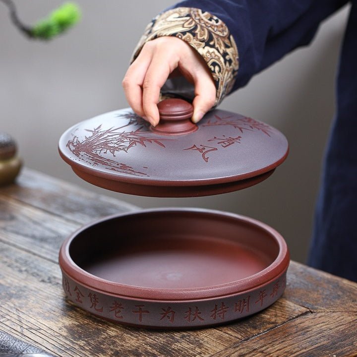 Zhu Ying Qing Feng - Yixing Handmade Zisha Teacan zycs_China