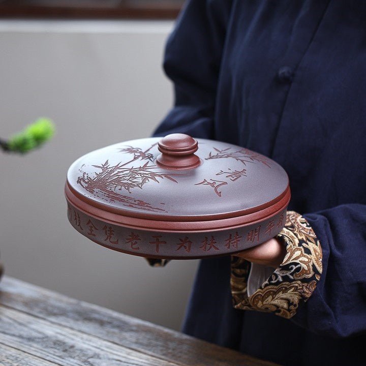 Zhu Ying Qing Feng - Yixing Handmade Zisha Teacan zycs_China
