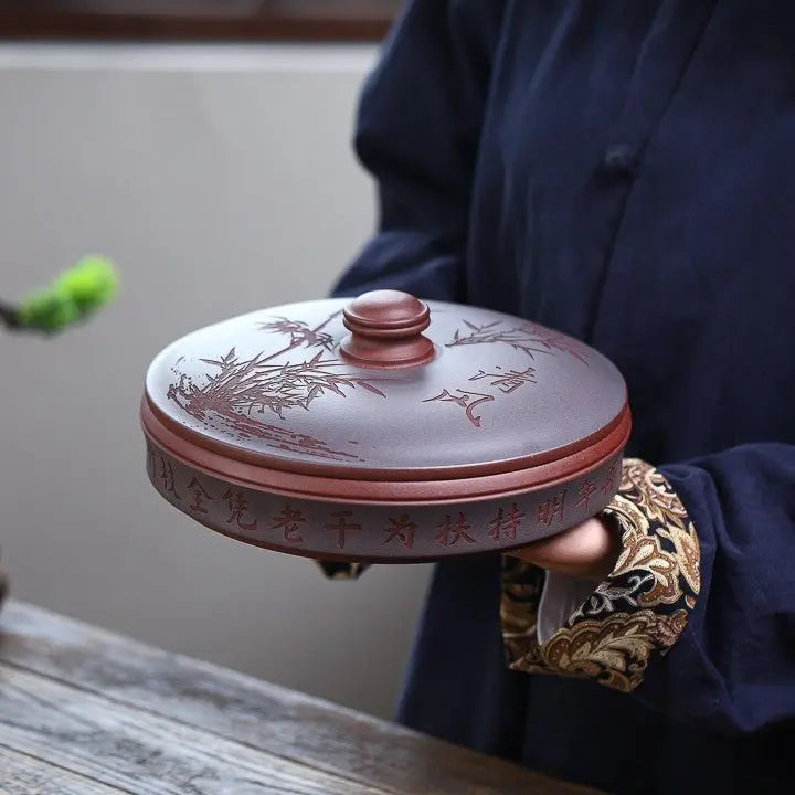 Zhu Ying Qing Feng - Yixing Handmade Zisha Teacan zycs_China