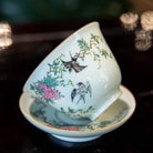 Zi Teng Hua 110cc - Jing De Zhen Porcelain Gaiwan zycschina