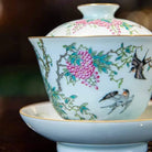 Zi Teng Hua 110cc - Jing De Zhen Porcelain Gaiwan zycschina