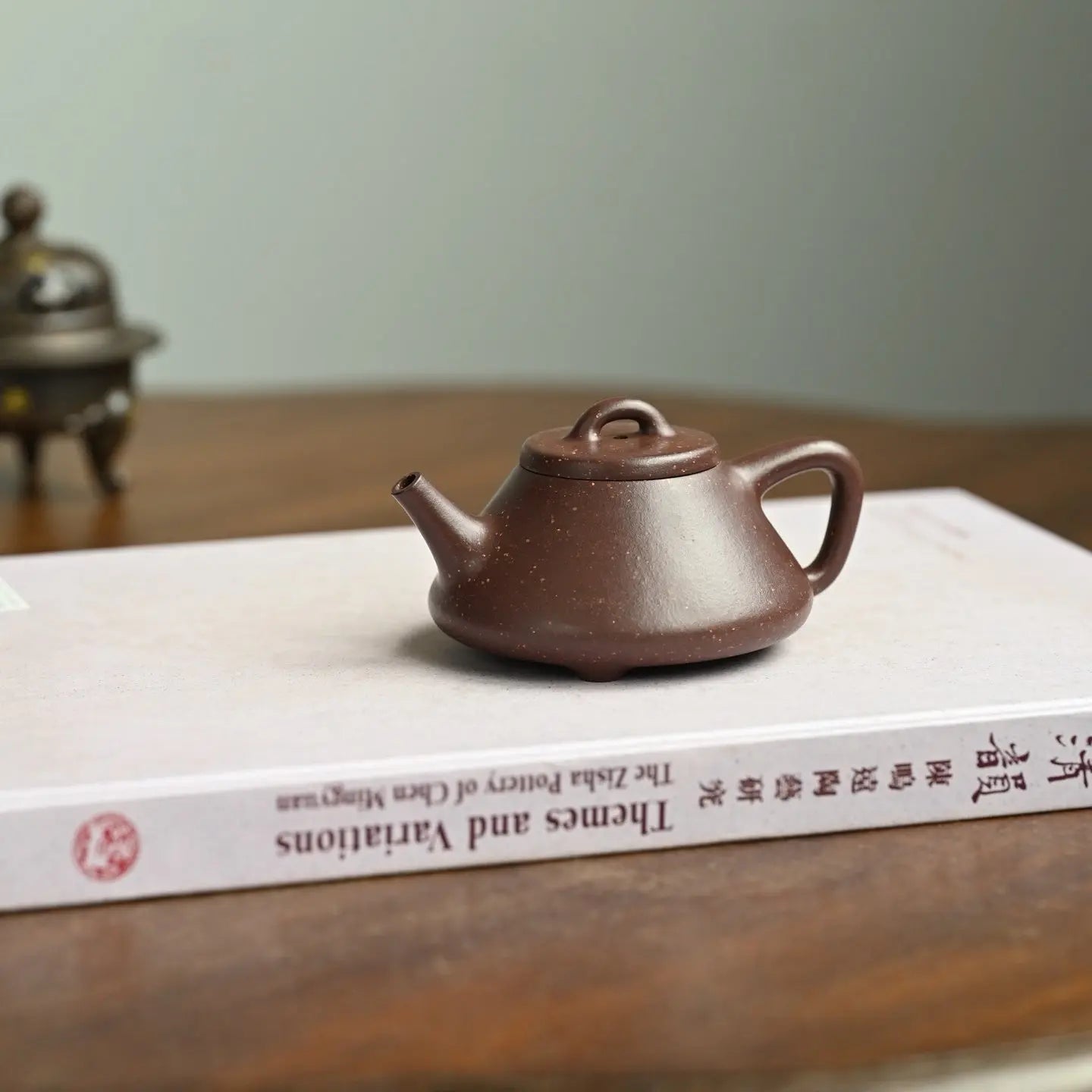 Zi Ye Shi Piao 100cc - Yixing Handmade Teapot 江苏宜兴