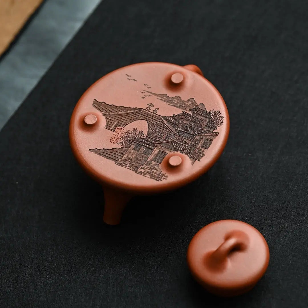 Zi Ye Shi Piao 140cc - Yixing Handmade Teapot 江苏宜兴