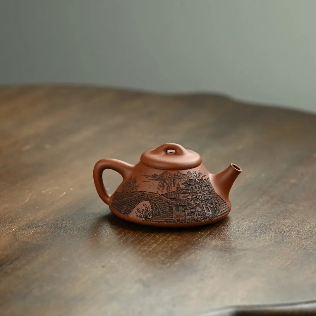 Zi Ye Shi Piao 140cc - Yixing Handmade Teapot 江苏宜兴