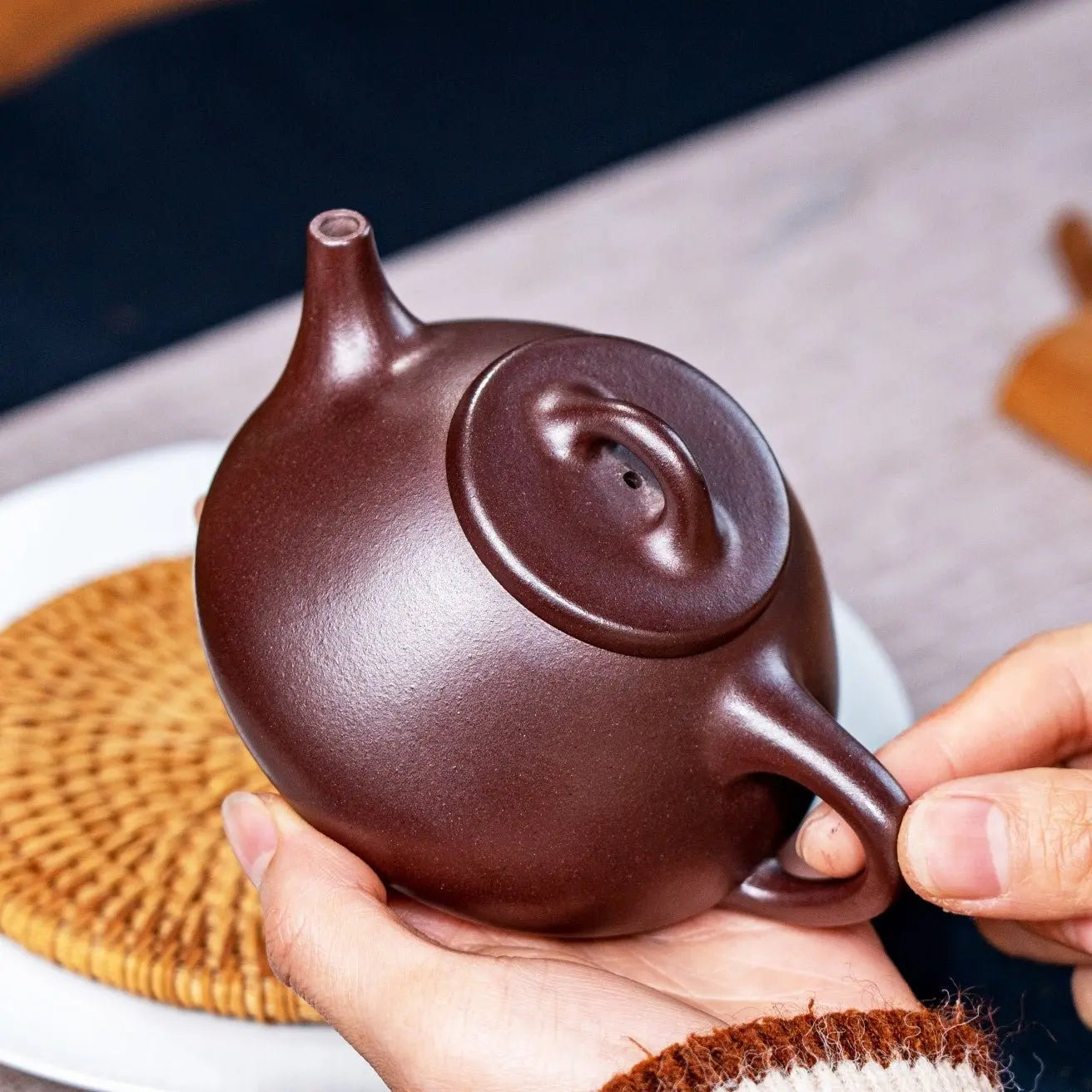 Zi Ye Shi Piao 200cc - Yixing Handmade Teapot 江苏宜兴