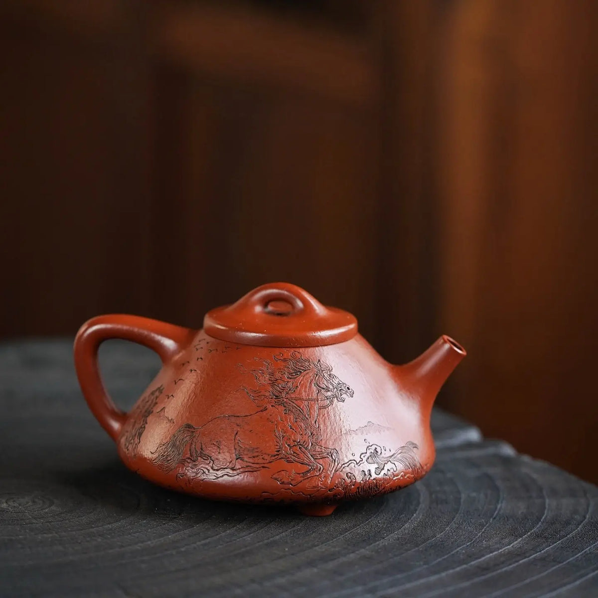 Zi Ye Shi Piao 200cc - Yixing Handmade Teapot 江苏宜兴