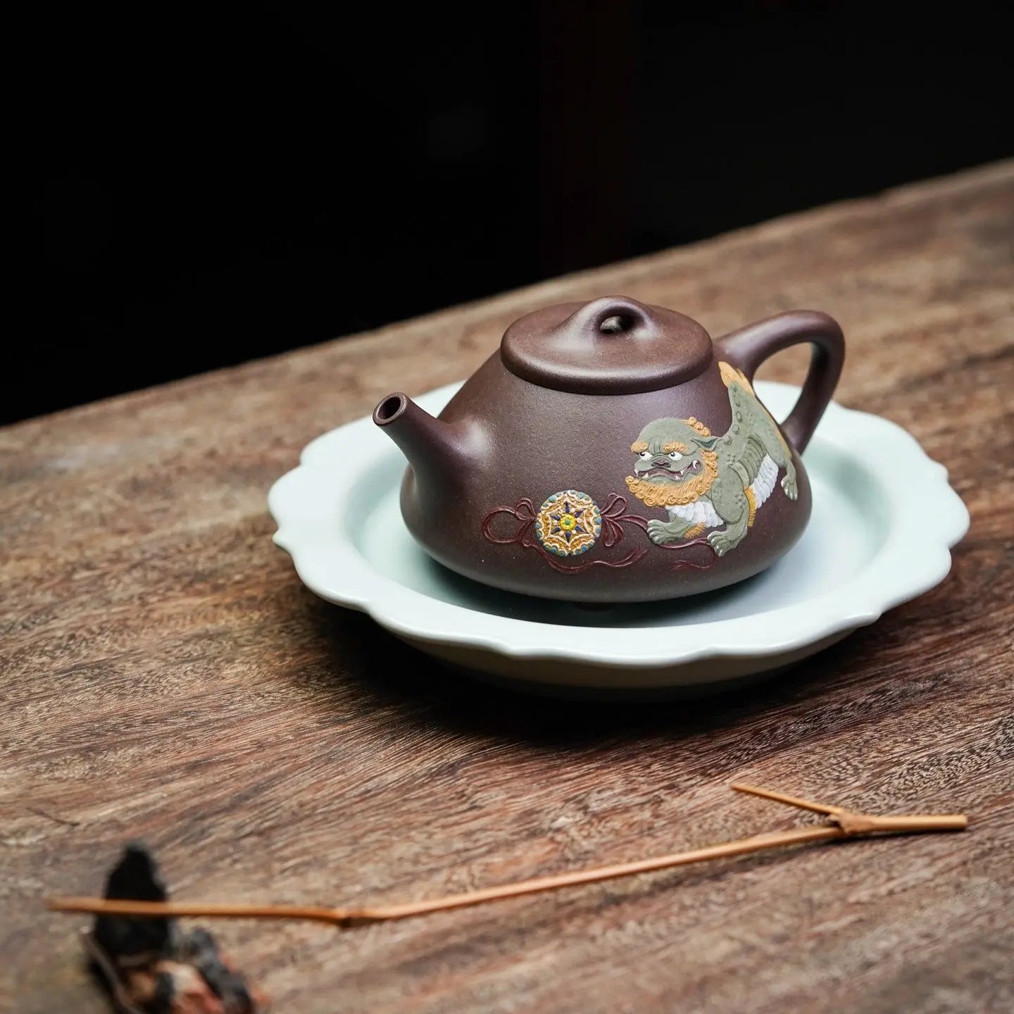 Zi Ye Shi Piao 220cc - Yixing Handmade Teapot 江苏宜兴