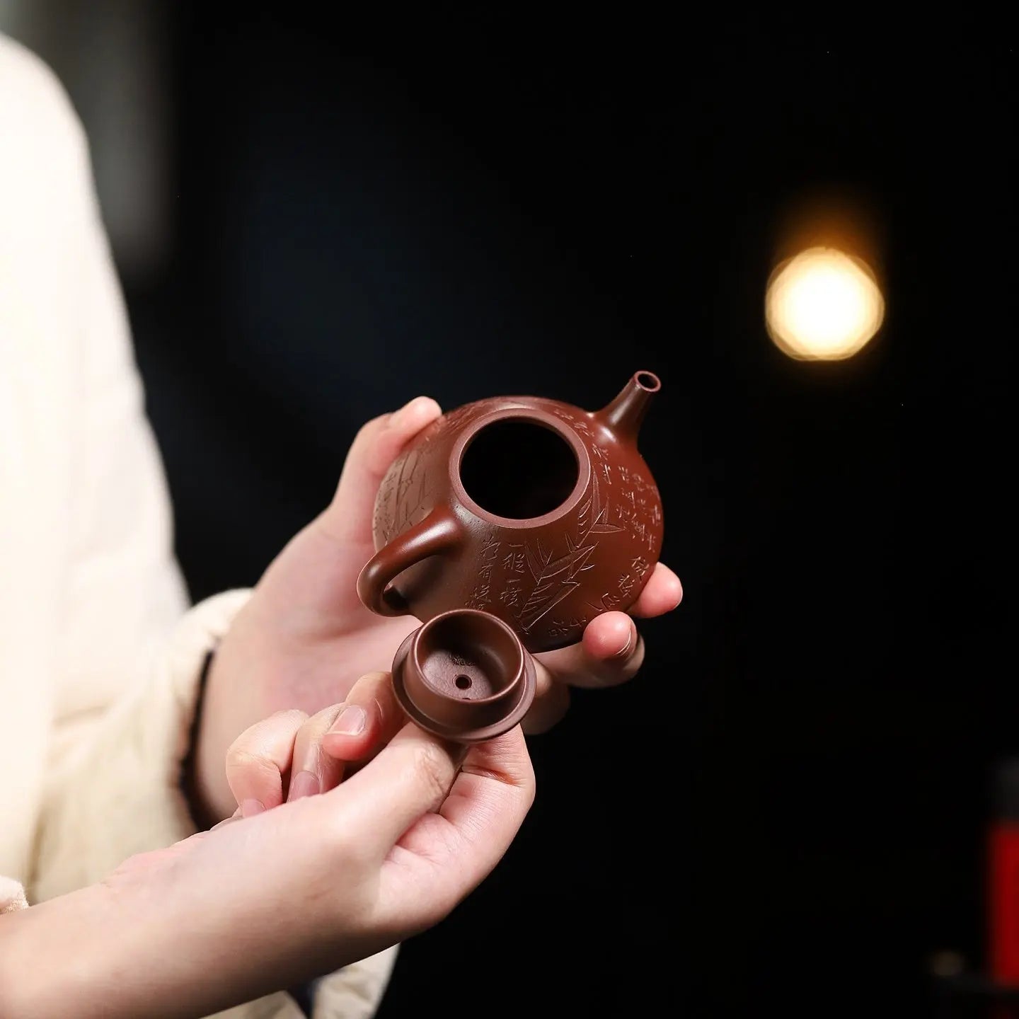 Zi Ye Shi Piao 90cc - Yixing Handmade Teapot 江苏宜兴