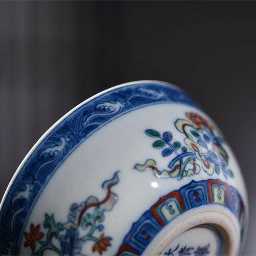 An Ba Xian - Jing De Zhen Porcelain Teacup - zycs_China