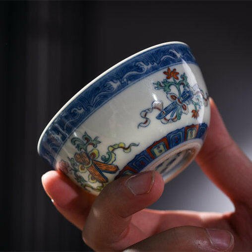 An Ba Xian - Jing De Zhen Porcelain Teacup - zycs_China
