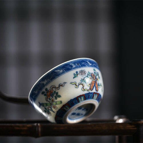 An Ba Xian - Jing De Zhen Porcelain Teacup - zycs_China