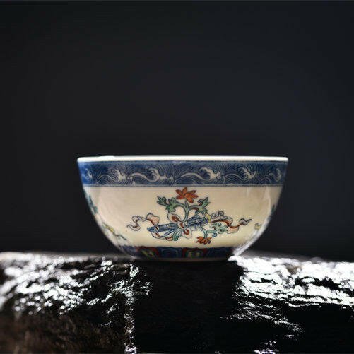 An Ba Xian - Jing De Zhen Porcelain Teacup - zycs_China