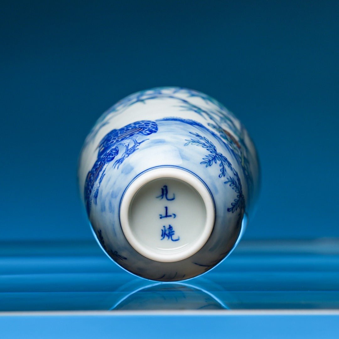 An Ju Le Ye 150cc - Jing De Zhen Porcelain Gaiwan - zycs_China