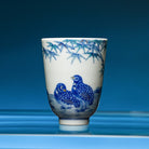 An Ju Le Ye 150cc - Jing De Zhen Porcelain Gaiwan - zycs_China