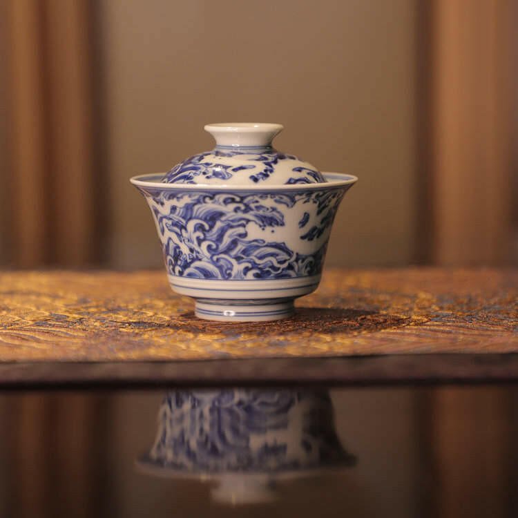 An Ke Long Wen - Jing De Zhen Porcelain Gaiwan - zycs_China