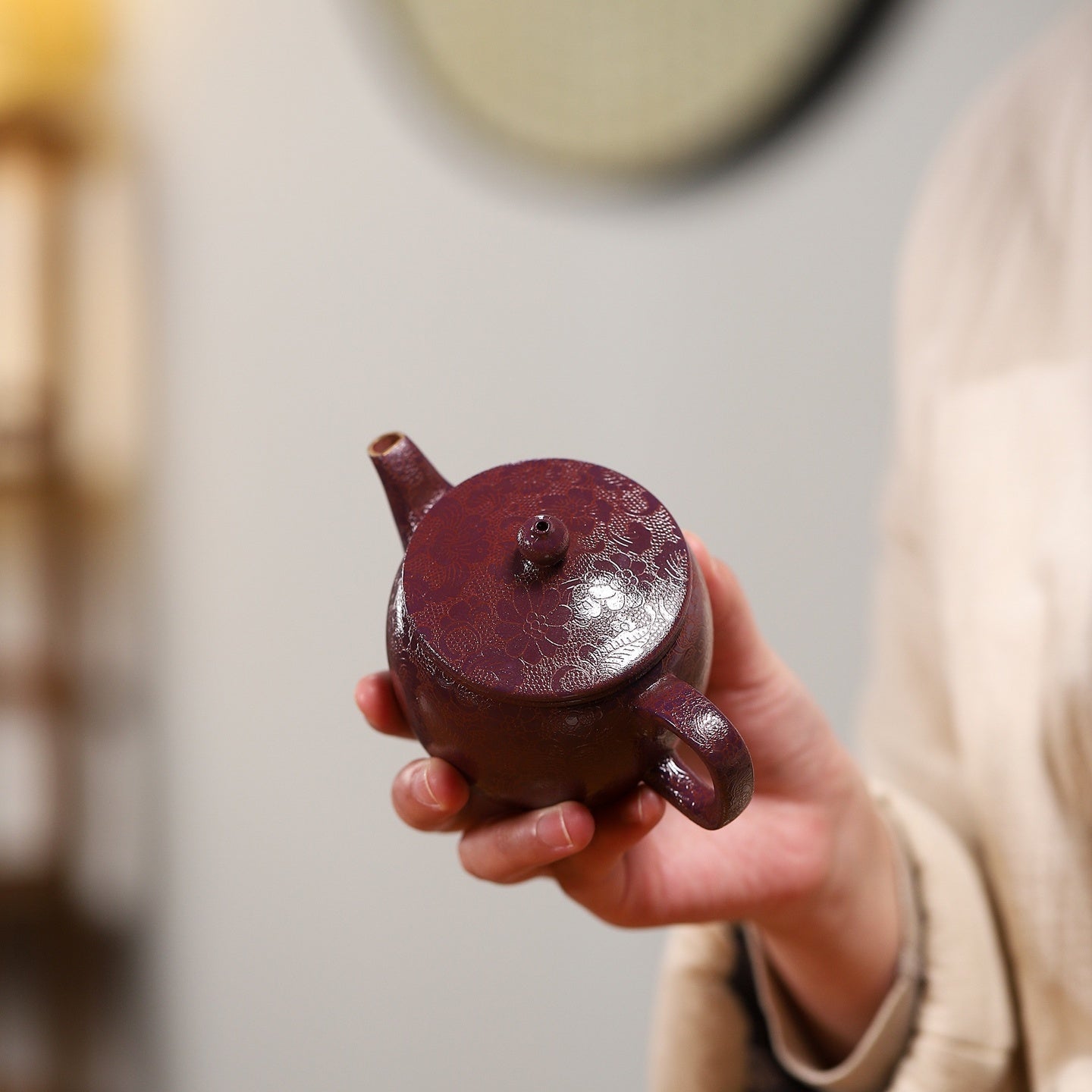 Ba Hua Han Wa 170cc - Yixing Handmade Teapot - zycs_China