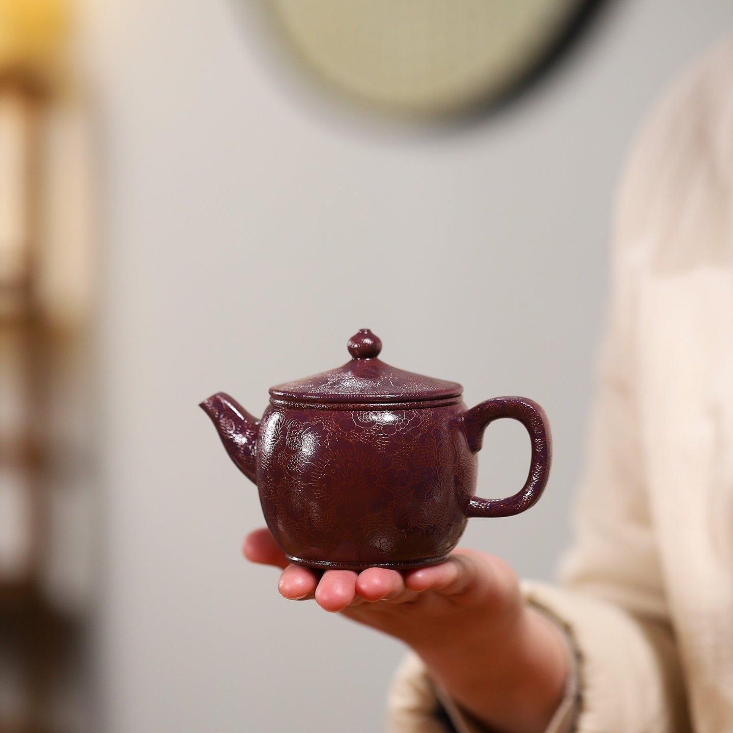 Ba Hua Han Wa 170cc - Yixing Handmade Teapot - zycs_China