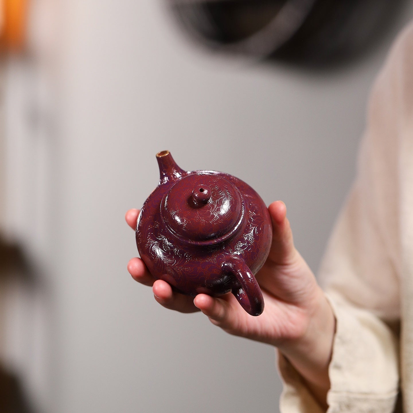 Ba Hua Rong Tian 200cc - Yixing Handmade Teapot - zycs_China
