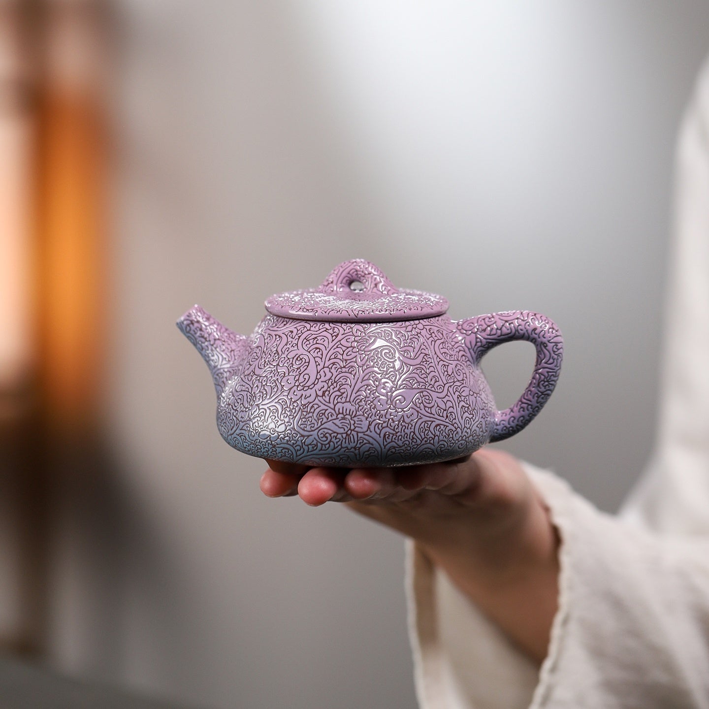 Ba Hua Shi Piao 230cc - Yixing Handmade Teapot - zycs_China