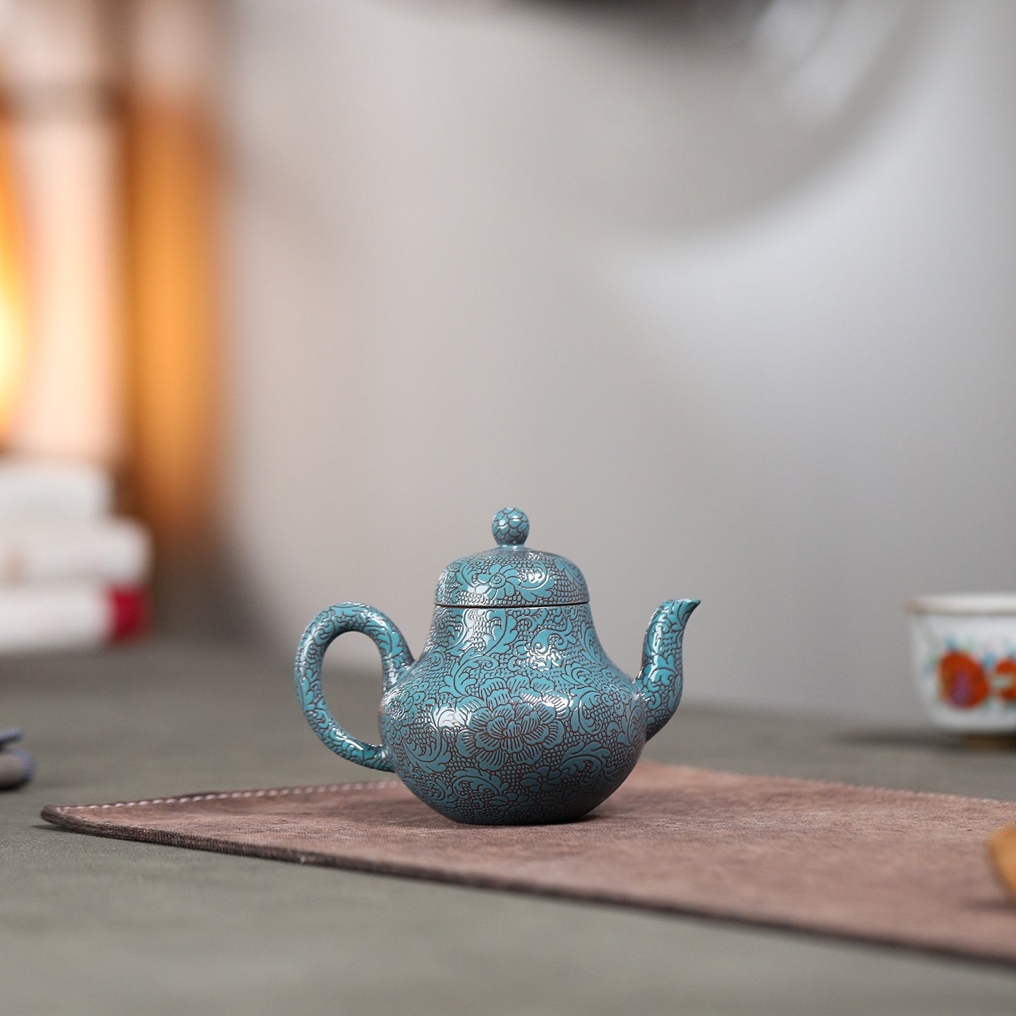 Ba Hua Si Ting 140cc - Yixing Handmade Teapot - zycs_China