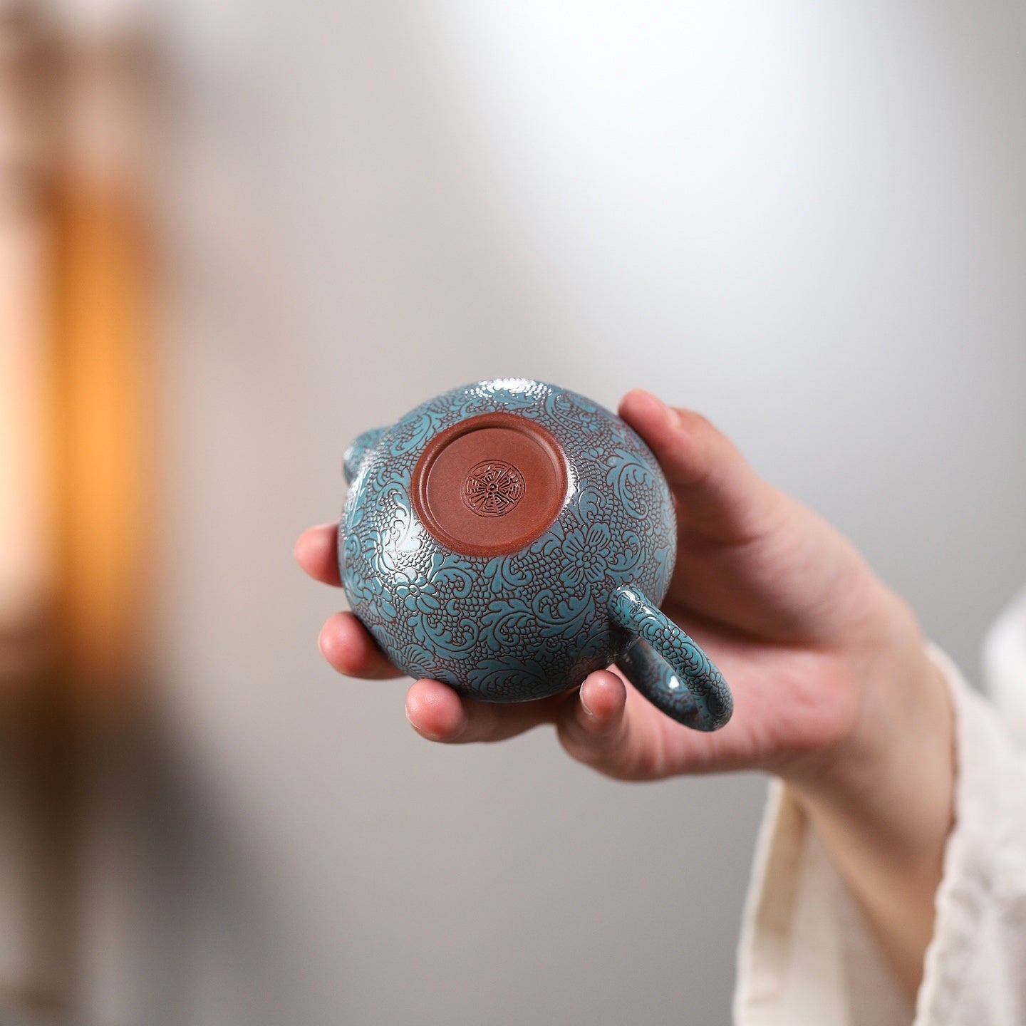 Ba Hua Si Ting 140cc - Yixing Handmade Teapot - zycs_China