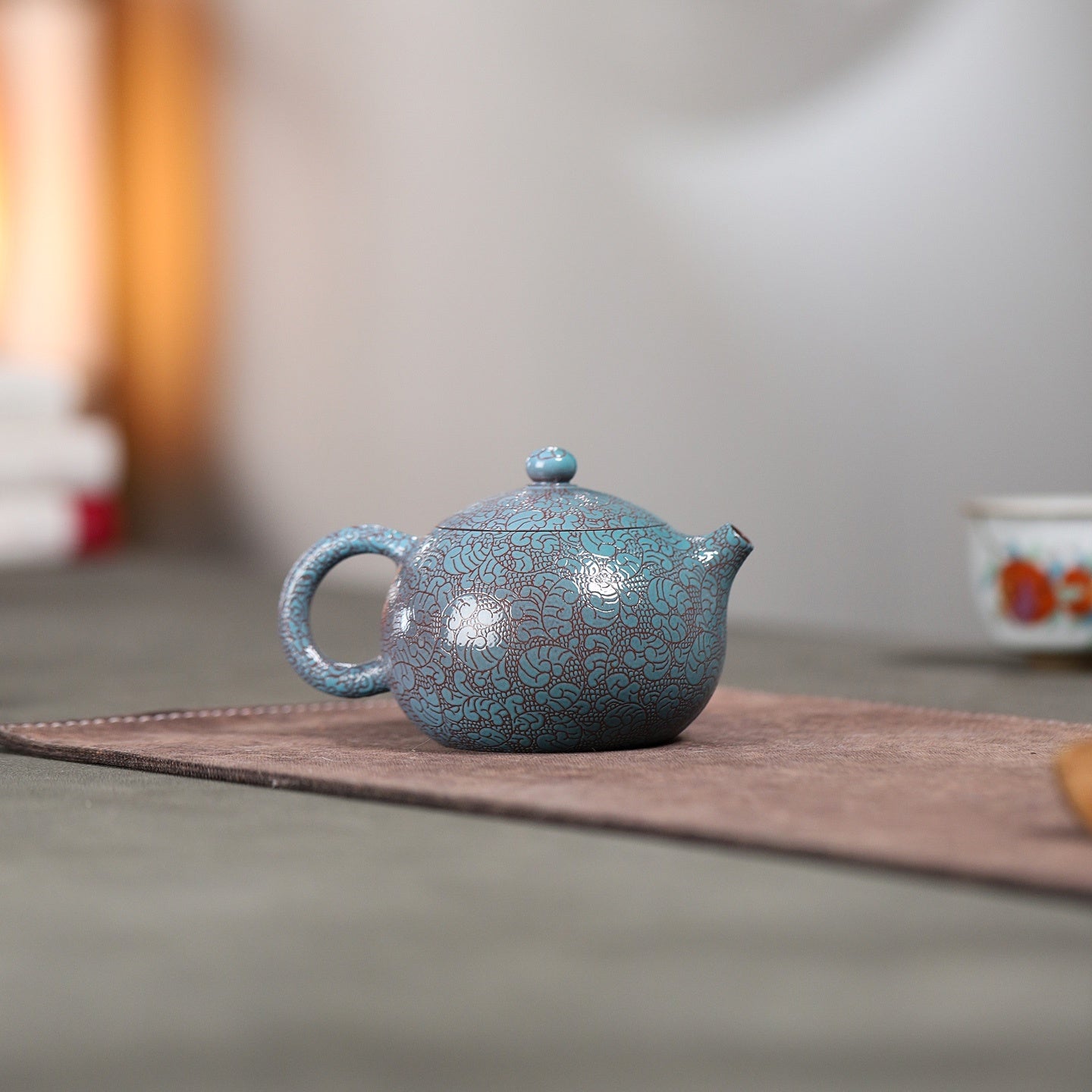Ba Hua Xi Shi 200cc - Yixing Handmade Teapot - zycs_China