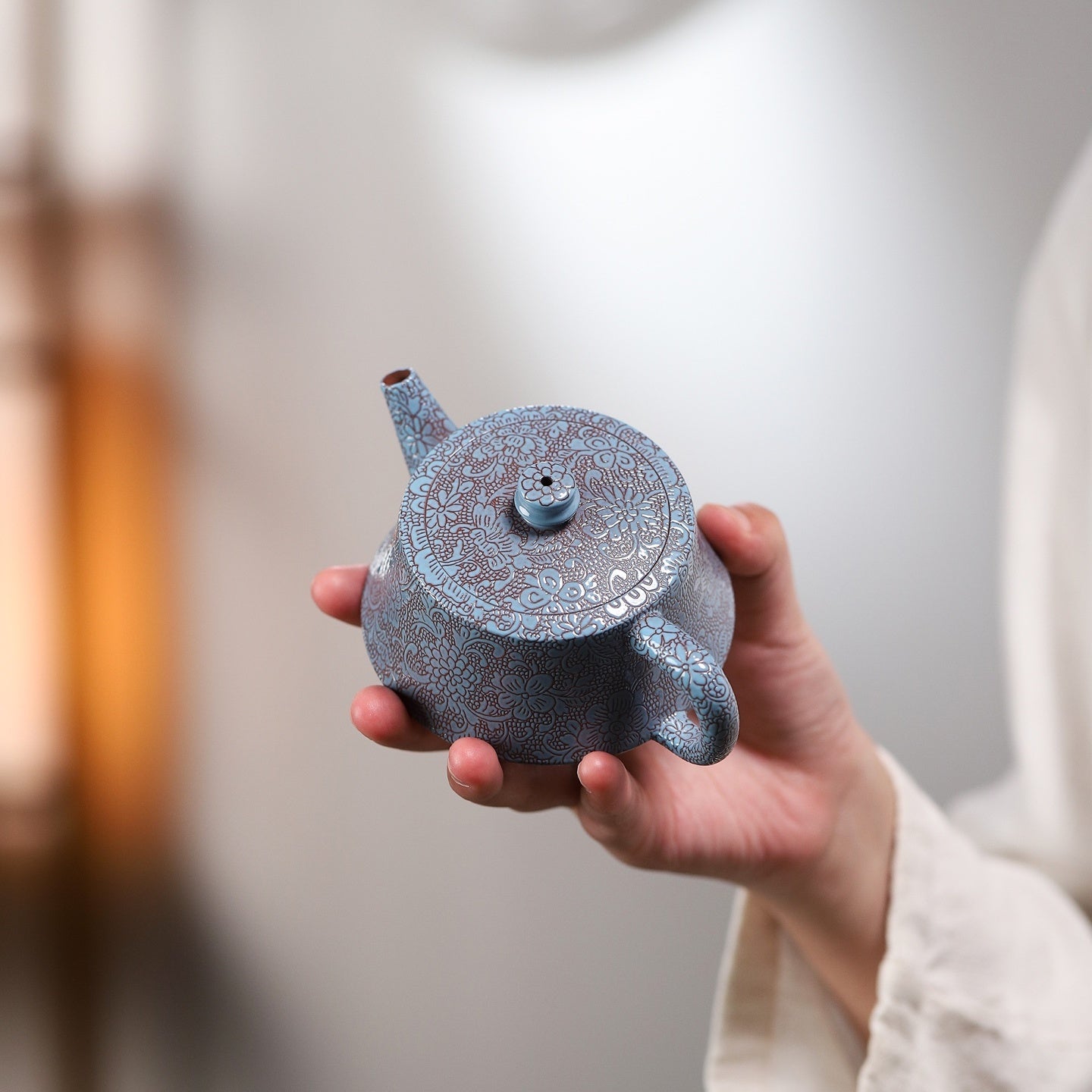 Ba Hua Zhu Chu 180cc - Yixing Handmade Teapot - zycs_China