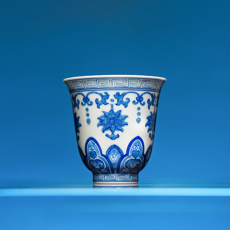 Ba Jiao Chan Zhi 80cc/100cc - Jing De Zhen Porcelain Teacup - zycs_China