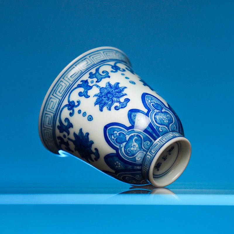 Ba Jiao Chan Zhi 80cc/100cc - Jing De Zhen Porcelain Teacup - zycs_China