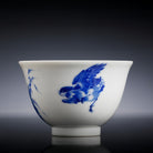 Ba Wang Ju Hua Niao 50cc - Jing De Zhen Porcelain Teacup - zycs_China