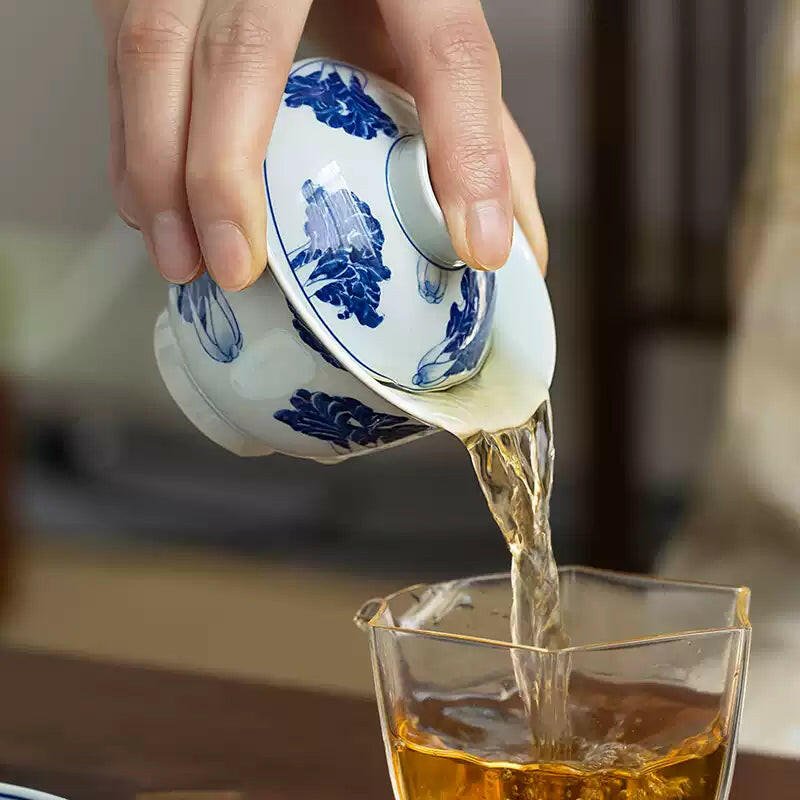 Bai Cai - Jing De Zhen Porcelain Gaiwan - zycs_China