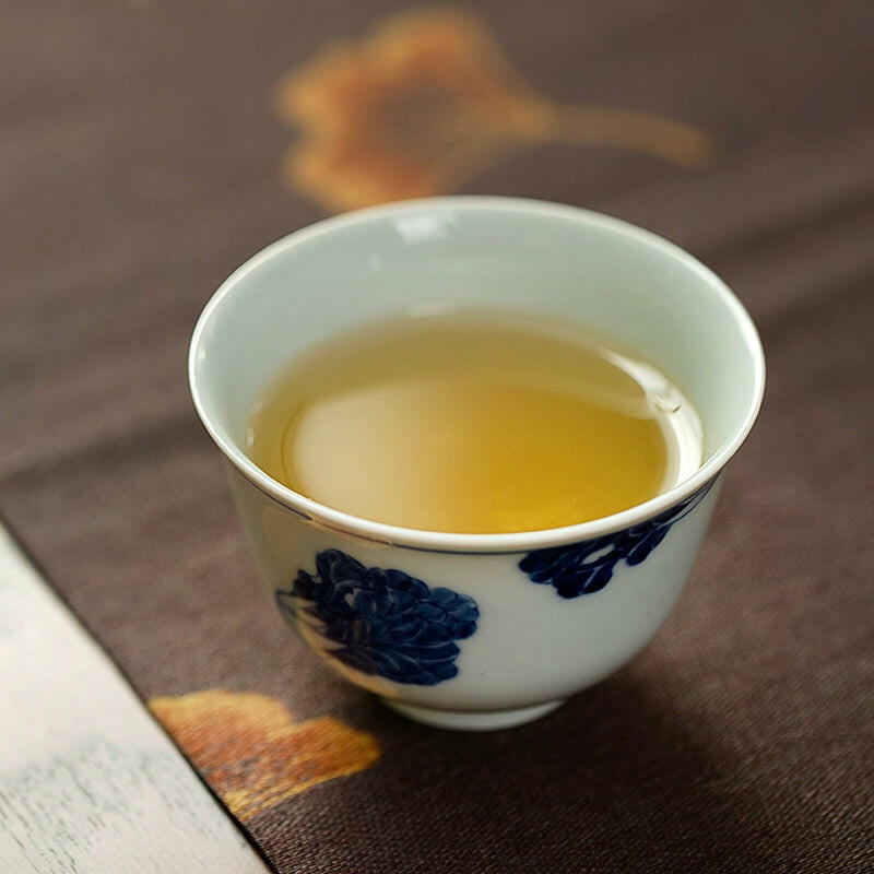 Bai Cai - Jing De Zhen Porcelain Teacup - zycs_China