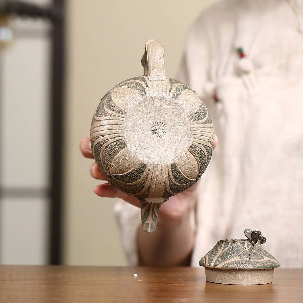 Bai Cai Na Fu 400cc - Yixing Handmade Teapot - zycs_China