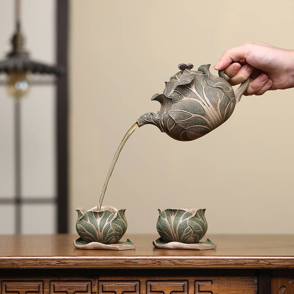Bai Cai Na Fu 400cc - Yixing Handmade Teapot - zycs_China