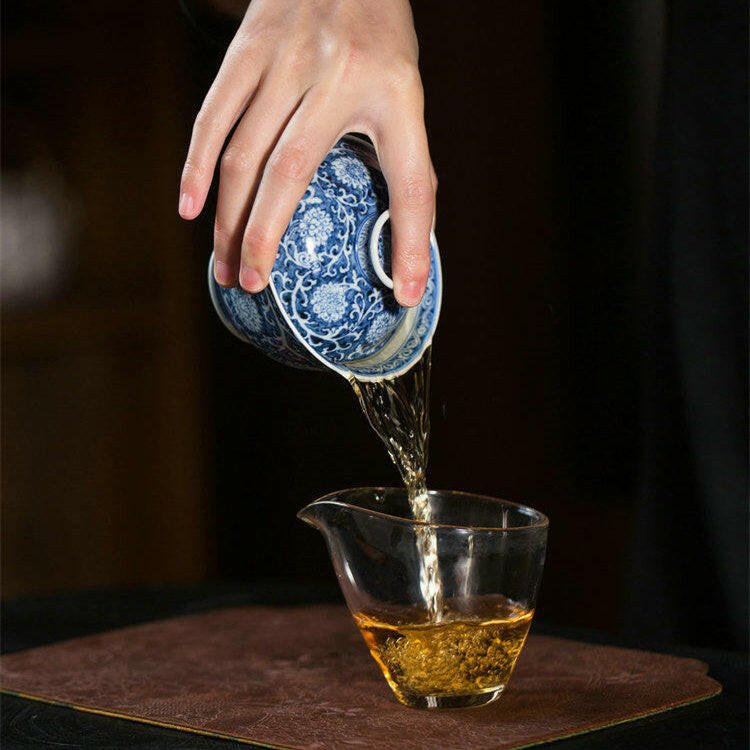 Bai Chan Zhi Hua Hui - Jing De Zhen Porcelain Gaiwan - zycs_China