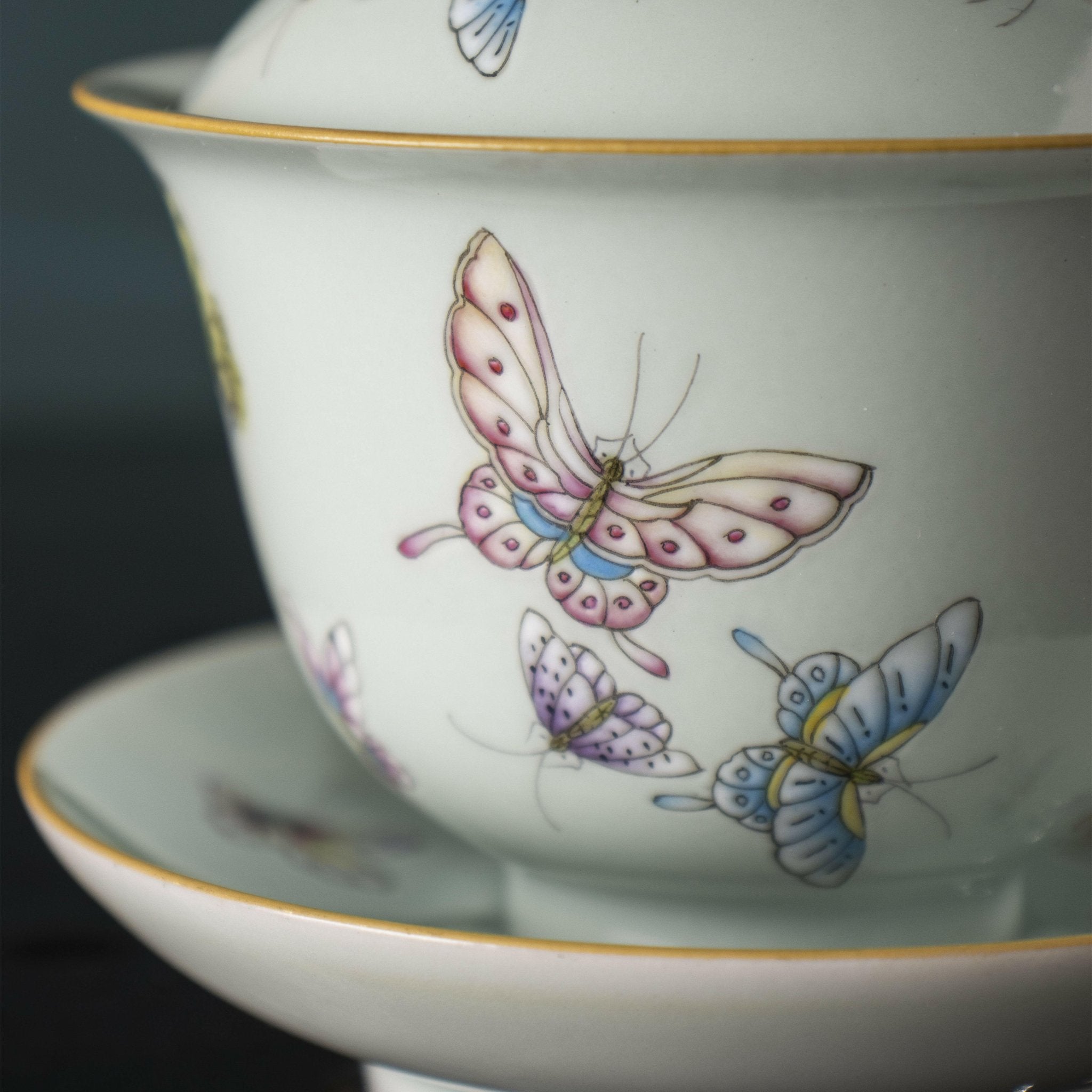 Bai Die - Jing De Zhen Porcelain Gaiwan - zycs_China