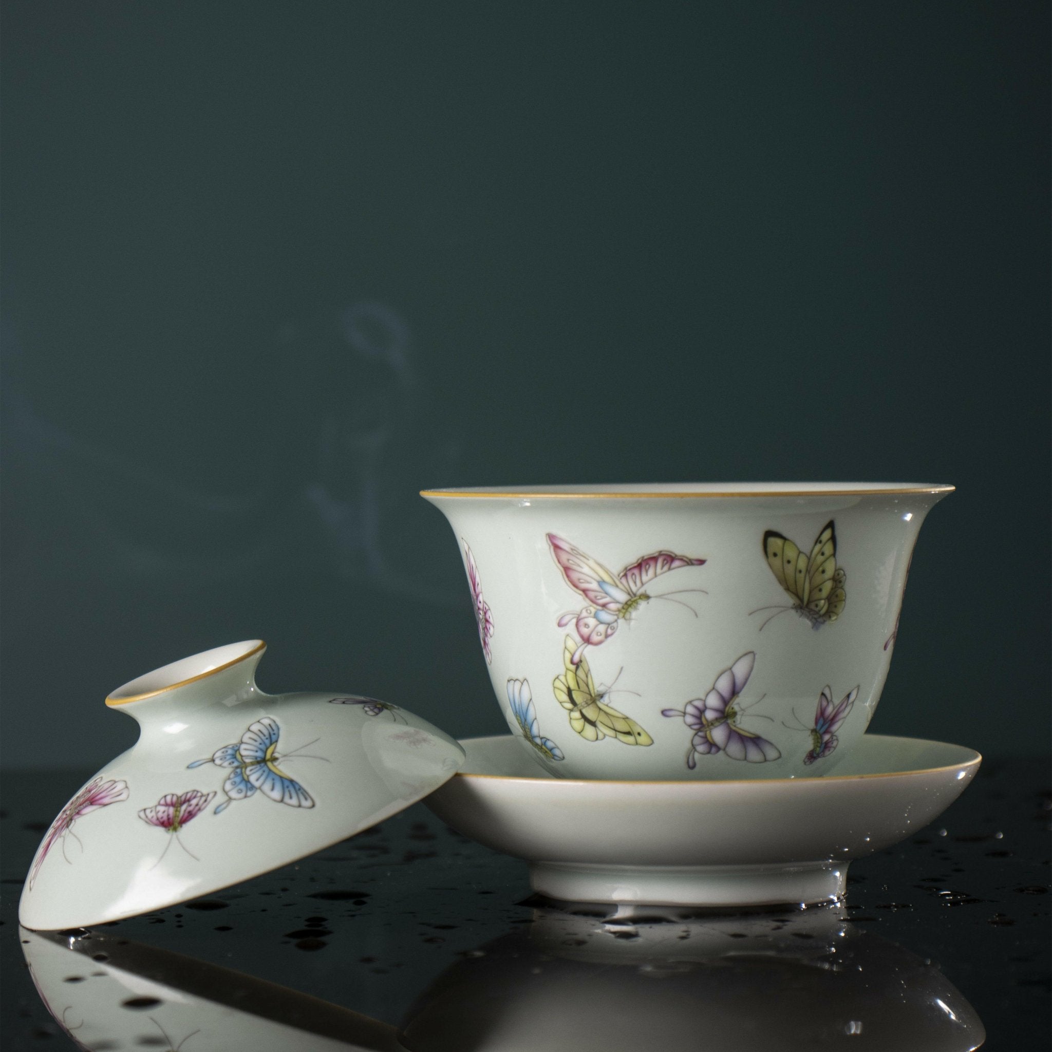 Bai Die - Jing De Zhen Porcelain Gaiwan - zycs_China