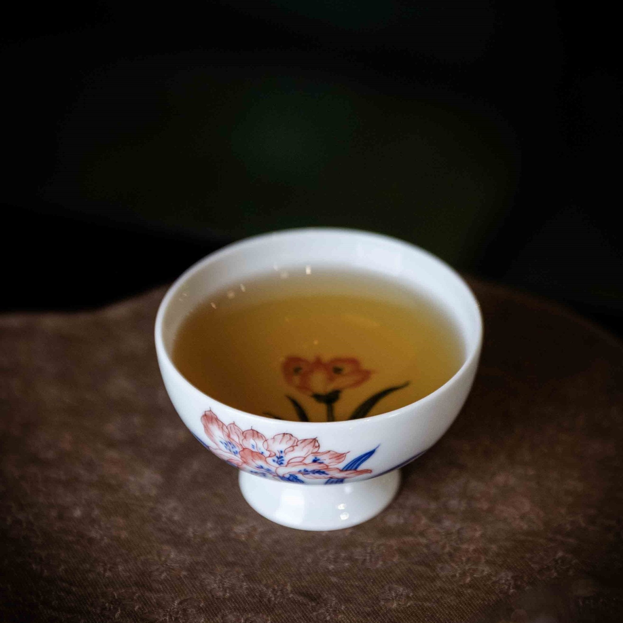Bai He Hua 75cc - Jing De Zhen Porcelain Teacup - zycs_China